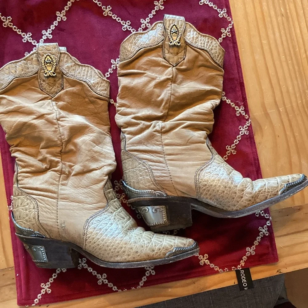 Zodiac cowboy boots, size 5 1/2 EUC - Picture 1 of 11